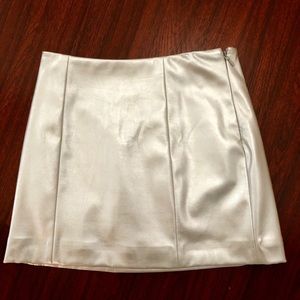Metallic/Silver Skirt